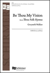 Be Thou My Vision from Three Folk Hymns SATB choral sheet music cover